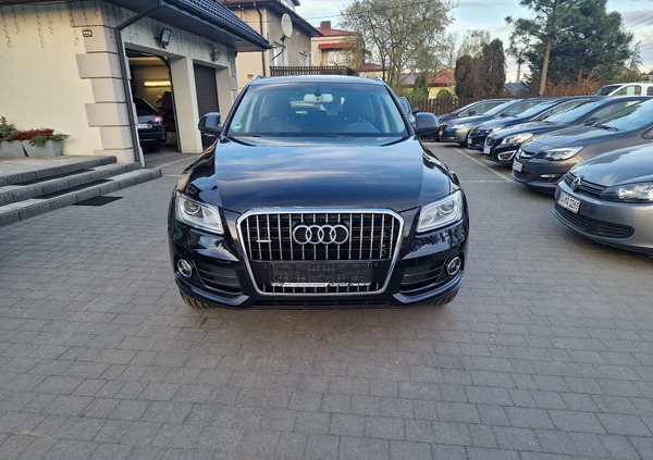 Audi Q5 cena 77800 przebieg: 186000, rok produkcji 2013 z Żabno małe 497